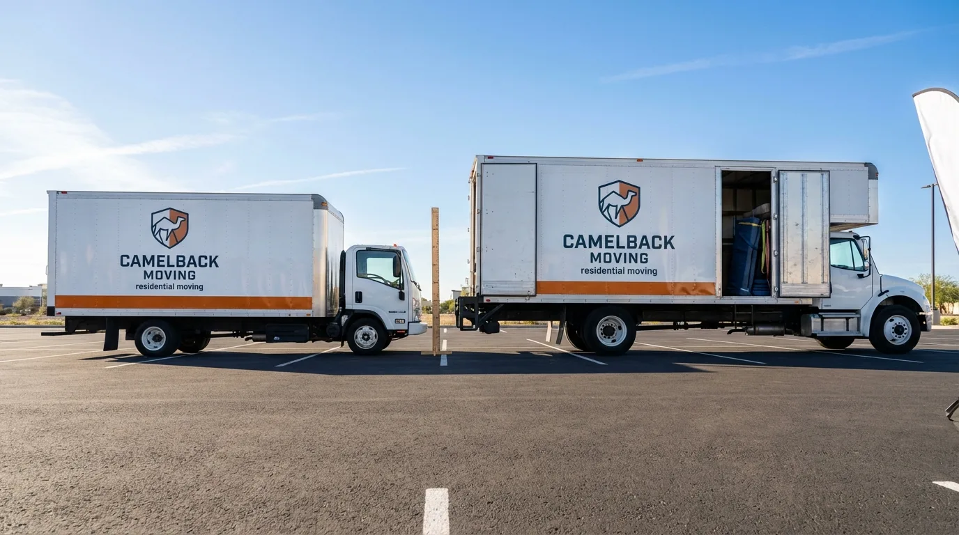 Moving truck size capacity guide in Woodlawn